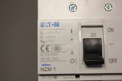 EATON/MOELLER 20A CIRCUIT BREAKER WITH TRIP UNIT NZMB1-A
