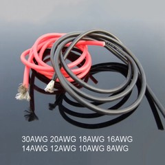 Flexible Silicone Wire Cable Soft Electrical Wire 8 10 12 14 16 18 20 30AWG