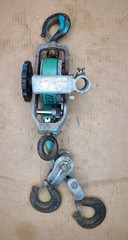 Little Mule Model 300 1,500 3,000 Pound Lineman’s Strap Ratcheting Hoist Double