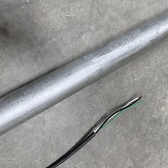 Eaton V65H-G 15673 Telescoping Light Pole Galvanized Steel T192989