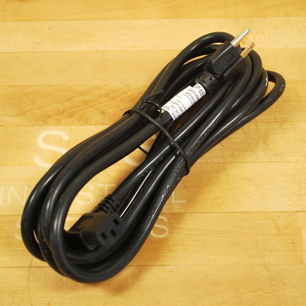 Monoprice 7686 PC(R)-14SJT-15 15FT 14AWG 90 Degree Black Power Cord – NEW