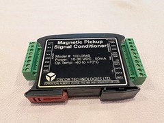 Dycor Magnetic Pickup Signal Conditioner 100-0649 10-30VDC 4 Channel DIN Rail