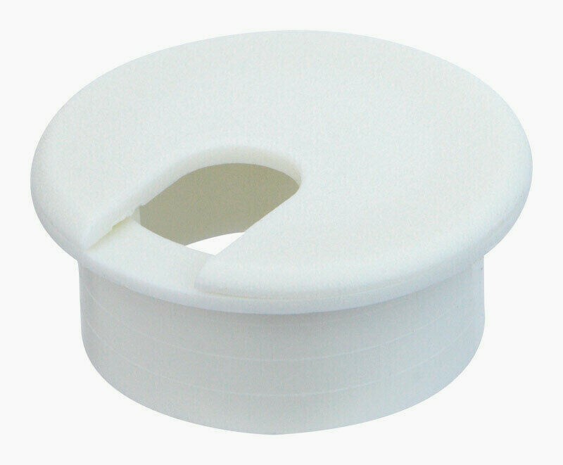 Jandorf DESK GROMMET White 1-1/2″ Hole Cable Management Protect Cords 61622 NEW!