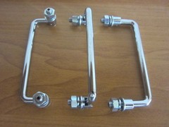 1x Soviet USSR Nikel Carrying handle for various appliances ( 85 mm x 40 mm)