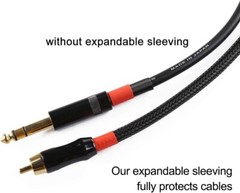 5 FT 1/2″ Green Expandable Wire Cable Sleeving Sheathing Braided Loom Tubing US
