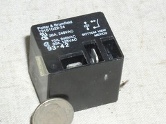 1 TYCO POTTER BRUMFIELD RELAY T91S1D22-24 SPST 24V DC COIL 30 AMP AC PC/.250 USA