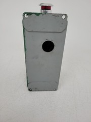 E-3PBX Hoffman Pushbutton Enclosure w/ Pushbutton and Red Light- Next Day Option