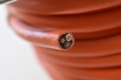 CCI Flexible Electrical Cord 12 AWG Orange Vinyl Sheath SJTW 12 3/C Oe 250R 250′