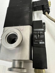 Agilent Varian NW16 A/O Pneumatic Vacuum Valve Block L6282331 PS1-E 24 Actuator
