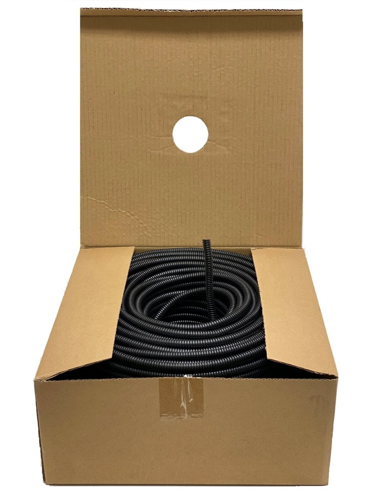 1″ Split Loom Tubing Dispenser 55 feet Polyethylene Electrical Conduit
