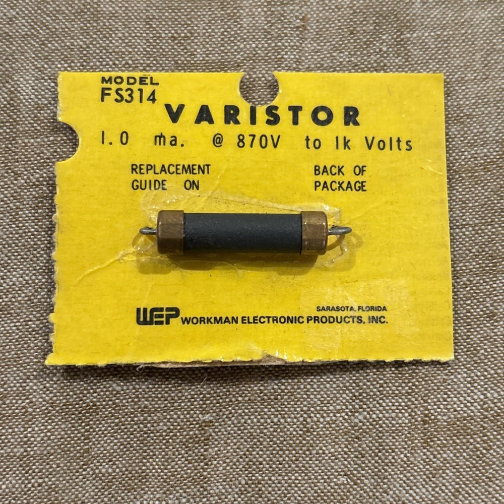 Varistor Model FS314 WEP Workman Electronic Products NOS