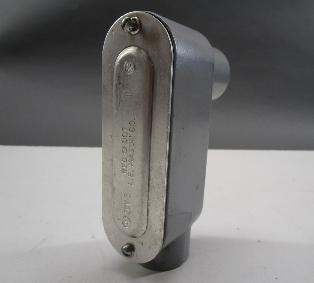 Red O Dot L.E. Mason Co 1″ SCV 3 Conduit Body-LB-VOL. 12.0 CU IN. – NEW Surplus!