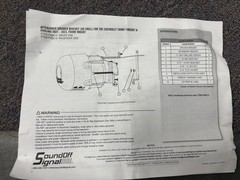 21-24 TAHOE SOUNDOFF LOW FREQ SPEAKER FRAME MOUNT DRIVERS SIDE ETSSLFVBK13