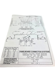 GE TQ2DPK Twin Mounting Hardware 225 Amp TQD THQD Breaker V1 AV2 CCB Panel