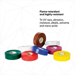 Scotch Electrical Tape Rainbow Pack: 3/4″ x 66 ft. (Rainbow Colors) 9 Rolls