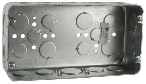Steel City H3BD-3/4&1, 3/4″ Raised, 3-Gang, Electrical Conduit Gang Box, 1 pc