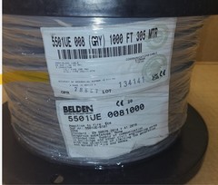 Belden 5501UE gray cable – 1000 foot roll 3 conductor