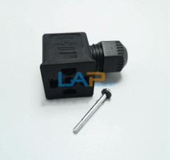 1X junction box solenoid valve bellows plug C18309N22 21D MPM B-12 DIN43650A