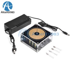Bluetooth Music Tesla Coil AC110-240V 120W 10cm High Frequency Voltage Pulse