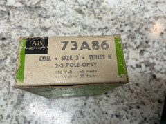 *FREE SHIPPING* ALLEN BRADLEY 73A86 COIL 120V 60HZ 110V 50HZ SIZE 3 – NEW