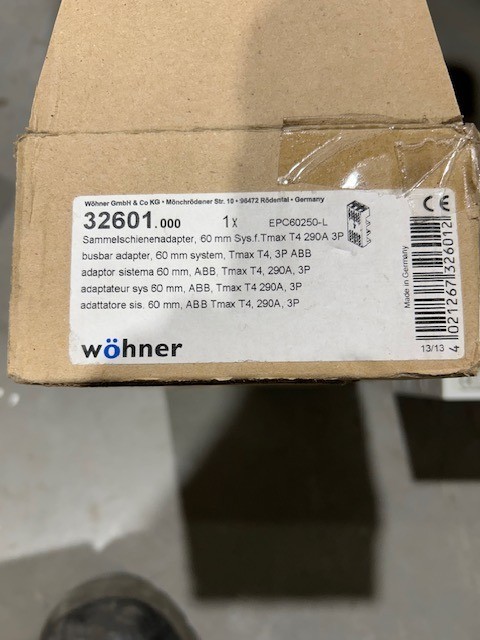 32601 BUSBAR ADAPTOR 60MM