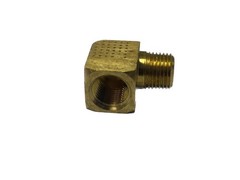 (11) NOS Parker 1/8” MNPT x 1/8” FNPT 90° Brass Street Elbow 2202P-2-2