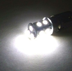 3 Super Bright BBT 12 volt DC 13 White LED 1141 Light Bulbs