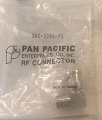 Lot Of 15 Pan Pacific BNC -3306-75 RF Connector