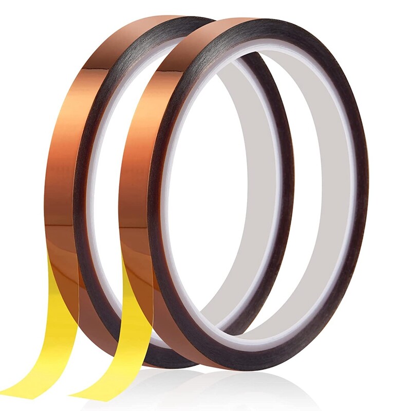 2 Rolls Heat Tape, 10mm X 33 Feet, 108ft, Heat Confirming Tape,5456-
