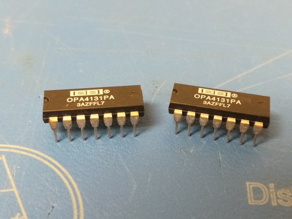 2 PCS – Burr Brown OPA4131PA OP Amp Quad GP ±18V PDIP14 NEW