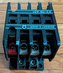 Benedikt & Jager K2-09A Contactor, K2-09A01, K209A01, 600V 25A