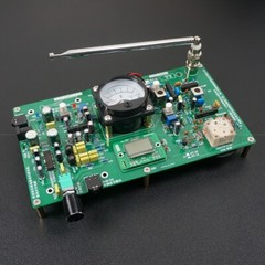 88~108MHz Digital FM Module Stereo Radio Receiver Circuit Board DIY Kit w/Meter