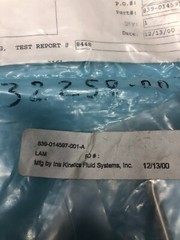 LAM 839-014597-001 Gas Line Assy, Kinetics, Swagelok SS-DLS4, 150372