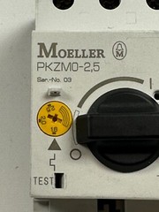 Moeller PKZMO-2.5 Motor Protective Circuit Breaker Ser.No. 3 – Used