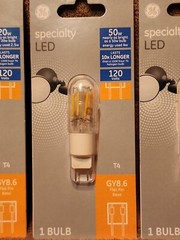 Lotof 4: LED Light Bulb, Clear, Filament Design, 3-Watts, 400 Lumens -93129029