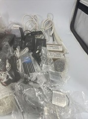 HUGE LOT Electrical Lighting Components Wires Strip Lights AC/DC Adaptors ECT