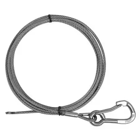 Dayton 35Z856 Aircraft Cable, Gs, 1/4 In. X 60 Ft.