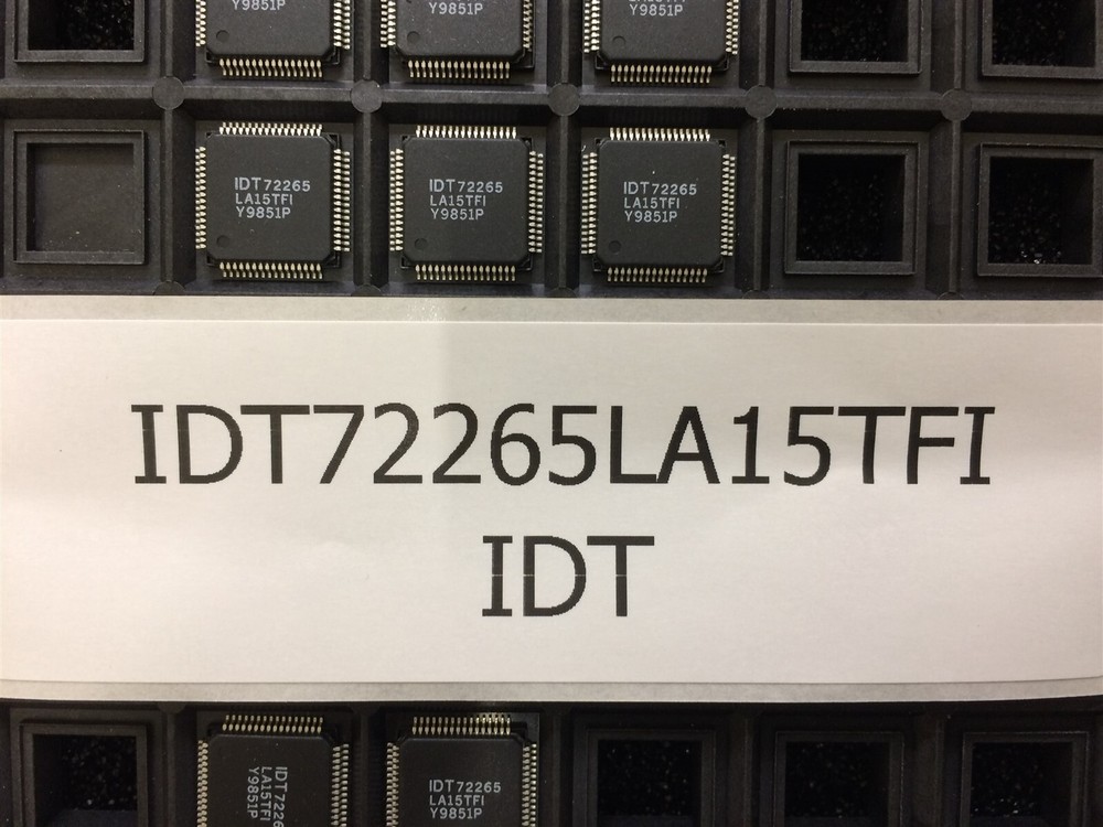 72265LA15TFI IDT IC FIFO 16KX18 MEM SYNC 64QFP 1 UNIT