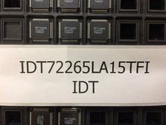 72265LA15TFI IDT IC FIFO 16KX18 MEM SYNC 64QFP 1 UNIT