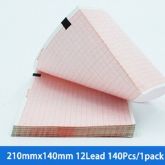 140Pcs/1Pack 12 Lead ECG Thermal Paper ECG printing paper 210mmx140mm-20m