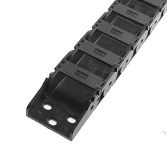 US Stock R38 18mmx37mm Plastic Semi Closed Cable Drag Chain Carrier 1 Meter 2Pcs