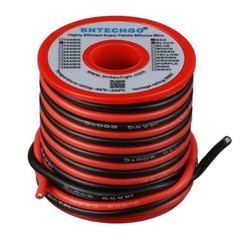 14 Gauge Silicone Wire Spool 20ft Red and 20ft Black Flexible 14 AWG Stranded…