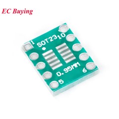 10pcs SOP10 SOT23 to DIP SMD Turn DIP10 0.55mm/0.95mm Pitch Adapter Board PCB