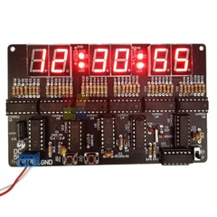 DC 4.5V-5.5V 6-bit Digital Circuit Clock Kit DIY Electronic Clock Teaching Kits