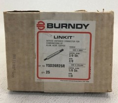 YSD26R25R BUR SIDE A-GRAY SIDE B-YELLOW AL COMPRESSION SERVICE ENTRANCE (BOX 25)