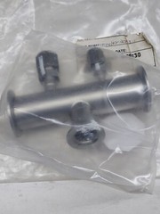 AMAT 0040-20433 Stainless Steel Vacuum Tube TEE, NW40 Flanges, NEW SHIELD BAG