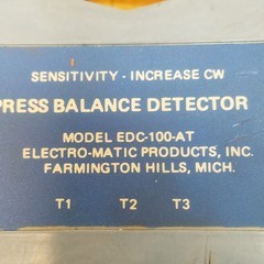 Electro-Matic EDC-100-AT Press Balance Detector – USED