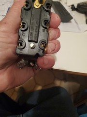 Leviton 1286‑BR 20A 120/277V Double Pole Double Throw Maintained Toggle