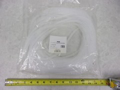 CLEAR 3/8″ 75′ SPIRAL TUBE CABLE WRAP COMPUTER MANAGE CORD, 0573C