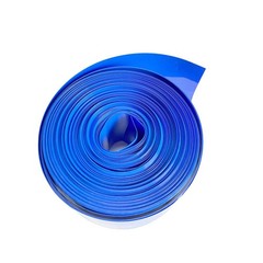 NEW 1M Blue PVC Heat Shrink Tube Sleeve for 18650 Battery Pack Insulation